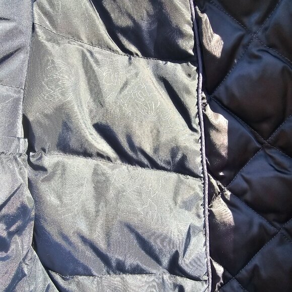 The North Face Get Down HyVent 550 Insulated Hooded Jacket Coat Large Purple - Picture 15 of 16